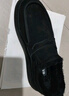 百丽（Belle）巴旦木棉鞋男冬季加绒牛皮厚底勃肯鞋户外工装鞋8QW01AM5预售 黑色-毛里（套脚款） 43 (265mm) 实拍图