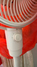 钻石牌（DIAMOND）电风扇空气循环扇落地扇家用风扇涡轮换气扇循环对流风扇落地大风量立式节能轻音电扇 【奶油白】机械/XHS-2302 实拍图