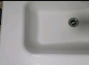 波彼（BOBI）台盆陶瓷一体盆洗手盆单盆阳台浴室柜卫生间半嵌入洗脸面盆池定制 【90*48CM】盆+弹跳下水+防臭管 实拍图