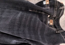 京东京造牛仔裤男士裤子男休闲裤秋季百搭复古锥形 黑灰色 32 实拍图