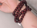 龍隐正宗小叶紫檀手串男女士款文玩手链檀香木佛珠子转运正品高端情侣 带金星款8mm*108颗（京仓速发） 实拍图