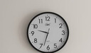 康巴丝（Compas）挂钟客厅 简约静音客厅石英钟表挂墙时钟 c2866 黑色 30.5cm直径 实拍图