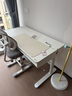爱果乐（IGROW）儿童学习桌书桌写字桌电脑桌课桌【实木可升降】大白桌1.2m 实拍图
