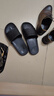 京东京造【糖果拖】拖鞋男士防滑轻便情侣防臭浴室拖凉拖鞋黑42-43 实拍图