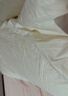MIDO HOUSE铭都60支新疆长绒棉纯棉贡缎纯色床上四件套 云霜白1.8m床笠款 实拍图