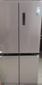美的（Midea）480升十字门冰箱一级能效风冷无霜双变频抗菌净味以旧换新BCD-480WSPZM(E)国家补贴 实拍图