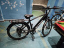 五羊锂电池助力电动自行车禧玛诺变速超长续航山地车男女士双碟刹单车 磨砂黑-20A-26寸-续航180km 实拍图