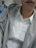 罗蒙（ROMON）纯色商务职业正装男士白衬衫工装外套长袖衬衣男CS108白色2XL 实拍图