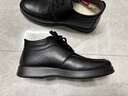 奥康（Aokang）休闲商务加绒保暖棉鞋简约舒适皮鞋103021037黑色39码 实拍图