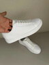 卡宾板鞋男鞋秋季透气2025新款低帮小白鞋男士休闲鞋百搭潮流鞋子男 5510白色02 41 实拍图