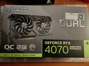 华硕（ASUS）DUAL GeForce RTX 4070 SUPER O12G EVO 电竞游戏专业独立显卡 实拍图