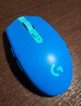 罗技（G）G304 LIGHTSPEED无线鼠标 游戏鼠标 轻质便携 鼠标宏 绝地求生FPS英雄联盟吃鸡 生日礼物 蓝色 实拍图