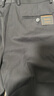 雅戈尔（YOUNGOR）西服裤男西装裤TR裤裤子聚酯纤维粘纤氨纶新品 黑色VCHX310114AWA 32 175/80A 实拍图