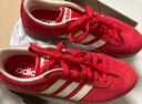 adidas「T头鞋」VL COURT复古休闲板鞋德训鞋男女阿迪达斯轻运动 浅猩红/暖香草色/黄色   38 实拍图
