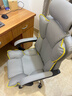 锦汐电脑椅办公椅子电竞椅家用人体工学椅老板椅主播靠背椅皮革转椅 灰色+4级杆+乳胶【二代升级】 实拍图