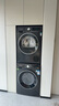 西门子（SIEMENS）iQ300曜石黑系列洗烘套装 10kg 智能除渍 滚筒洗衣机+10kg 热泵烘干机  U20W+D20W 国家补贴换新 实拍图
