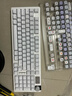 狼蛛（AULA）S98机械键盘有线/蓝牙/无线三模连接Gasket结构插拔2U0游戏办公键盘98配列 【无线版】S98云朵汪汪-混光 茶轴 实拍图