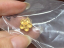 中银鑫行桃花转运珠吊坠足金999黄金项链挂坠硬金DIY手串送女友礼物 桃花吊坠（克重多退少补） 约1g 实拍图