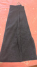 优衣库女装绒面针织喇叭中裙/半身裙裙子481434 08 深灰色 M /160/68A 实拍图