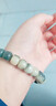 芯奢正宗菩提根手串男士烟青绿飘花手链女士菩提根学生版饰品文玩佛珠 渐变绿手串嫩绿手串10MM 实拍图
