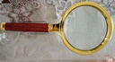 得力（deli）复古金属框木质手柄架放大镜 直径60mm 实拍图