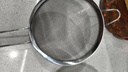 拜杰不锈钢漏网漏勺细网豆浆中药过滤网果汁打沫勺面粉筛两件套 实拍图