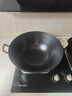王源吉铁锅炒锅铸铁锅双耳苏锅王老式家用圆底无涂层龟纹大肚炒锅36cm 实拍图