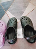 卡骆驰（CROCS）洞洞鞋贝雅男鞋女鞋轻便耐磨一脚蹬拖鞋休闲鞋|10126 军绿色-309 41 /42(260mm) 实拍图