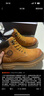骆驼（CAMEL）【王俊凯同款】加绒马丁靴男鞋秋冬新款大黄靴女户外工装登山靴子 G122W7757TR金黄色（男 绒里款） 42 实拍图