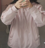 优衣库女装防风拉链连帽外套/内里摇粒绒户外防水472150 11 粉红色 M /160/84A 实拍图