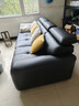 卡尔适黑色真皮沙发客厅2025新款小户型调节大象耳朵意式直排沙发花弄影 【云端舒适坐感】2.5米多人位 【S级头层黄牛皮】豪华版 实拍图