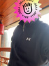 安德玛（UNDERARMOUR） Rival男子1/4拉链运动休闲卫衣1386016 黑色001 XL 实拍图