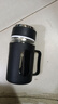新款玻璃杯商务防爆把手大容量手柄办公室泡茶水杯防摔男女杯子 活动商务黑【两款随机发】 500ml 实拍图