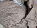 维克多（VCD）羽绒被90白鸭绒被防绒加厚保暖冬被子被芯750g充150x210cm卡其 实拍图