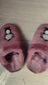 BAIHOU白猴保暖棉鞋情侣冬季家居室内包跟毛绒棉拖女 M-191藕色38-39 实拍图