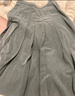 优衣库女装宽褶中裙/半身裙裙子25秋冬新款479916 08 深灰色 S /155/64A 实拍图
