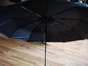 天堂 全自动晴雨伞三折 10骨加固一键开收易甩干简约 油蓝 实拍图