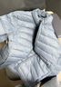 网易严选90鸭绒轻薄羽绒服保暖0压感排骨羽绒内胆防泼水蓄热抗菌外套 A款25新品90鲜绒立领-灰雾蓝 XL 实拍图