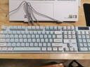 银雕(YINDIAO) K500键盘彩包升级版 机械手感 游戏背光电竞办公USB外接 全尺寸 蓝白双拼白光有线键盘 实拍图
