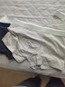 莫代尔 男士内裤男纯棉舒适中腰青年四角裤衩子男大码平角裤短裤头 *3件装/深灰+姜黄+浅灰 3条 XL110-135斤 实拍图