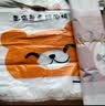 塑料袋蛋糕食品打包袋烘焙外卖手提袋密封防漏厚实 微笑小熊 【宽20*高35】普厚50只 实拍图