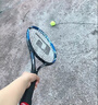红双喜网球拍附网球训练器带底座手胶拍包男女训练铝合金单拍带线回弹套装EG200-3皓月白 实拍图