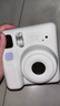 富士instax miniSE 一次成像拍立得相机 旅行 智能 拍照 礼物 白色 套餐2：官配内容+白边20张+SE硅胶套 实拍图