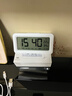 得力（deli）儿童节礼物充电电子闹钟背光家用学生儿童温湿度计床头钟开学升学必备白 LE103A开学必备礼物 实拍图