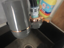 美的（Midea）净水器水龙头过滤器家用自来水滤水器直饮前置过滤器厨房卫生间通用除水垢除余氯双出水可清洗滤芯 一机一芯【可清洗滤芯】 实拍图