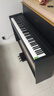 LOUDAN【京超七仓发】电钢琴88键立式重锤 专业成人初学者家用电子钢琴 【全重锤键盘】+缓降琴盖+典雅黑 实拍图