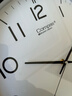 康巴丝（Compas）挂钟客厅钟表 简约石英钟表挂墙时钟 3294A 黑色 实拍图