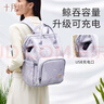 十月结晶妈咪包双肩妈妈包手提多功能大容量母婴新款时尚包 轻羽紫USB款【20L】 实拍图