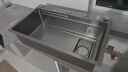 JOMOW水槽5.0加厚厨房大单槽一体盆304不锈钢洗碗池槽多功能洗菜盆GL/d 75*46【5.0加厚】耐磨耐刮 【默认发右下水】左下水需下单备注 实拍图