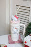 YANIS 3hello kitty保温杯大容量水杯女礼物高颜值咖啡杯316不锈钢吸管杯 hellokitty700ml（316礼盒装） 实拍图